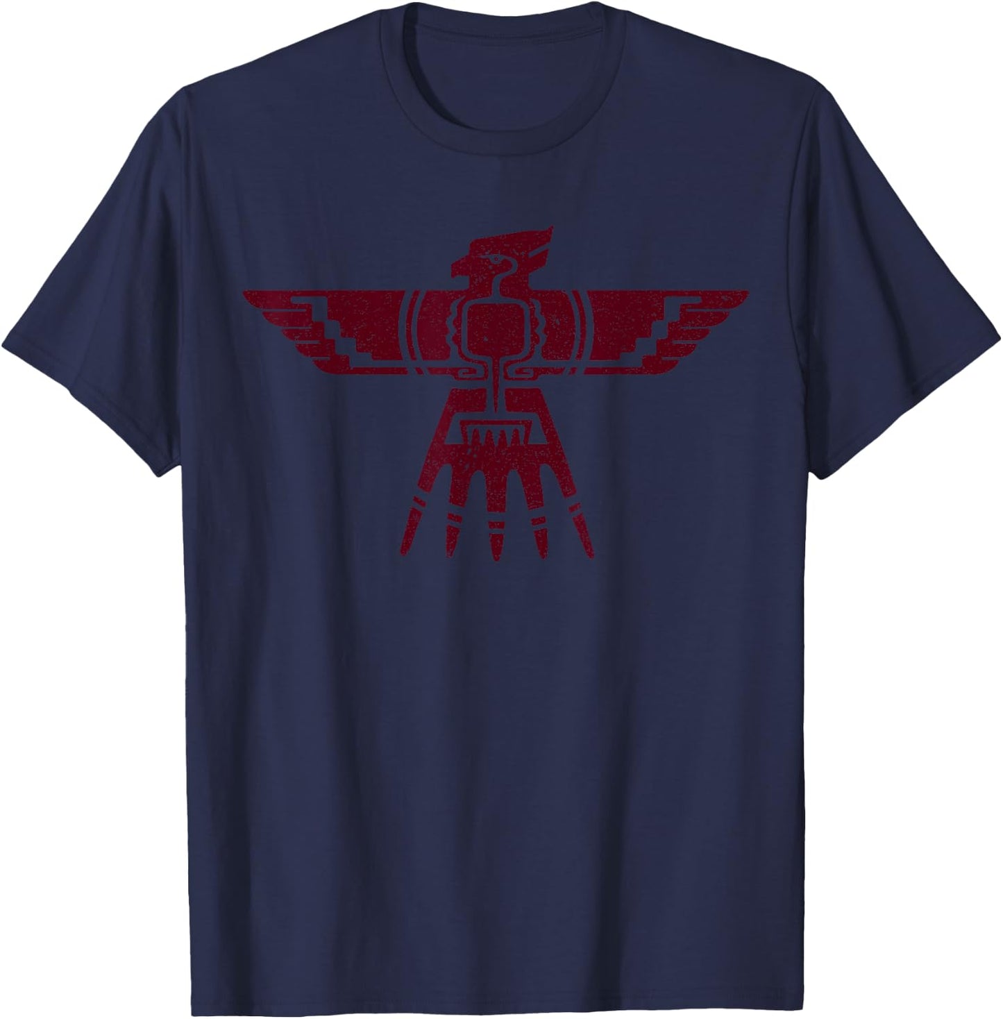Native American Thunderbird Funny Tribal Art Gift Men Women Small T-Shirt - T-Shirt | Navy