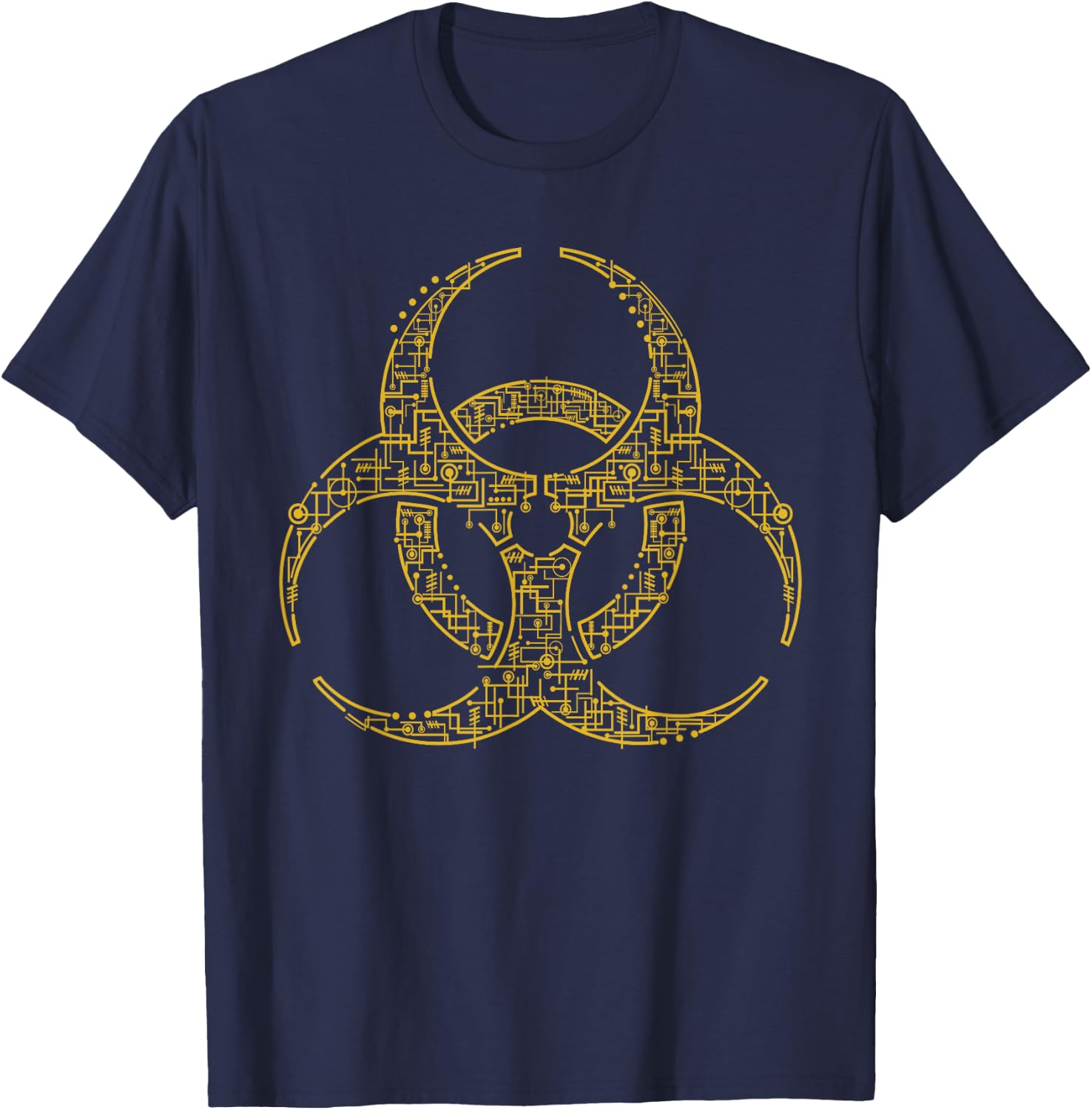 Bioengineering Gift Biology Teacher Toxic Symbol Biohazard Women Girls Kids T-Shirt - T-Shirt | Navy