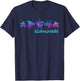 Islamorada, FL Beach Design / Tribal Turtle Gift T-Shirt - T-Shirt | Navy
