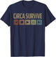 Vintage Circas Survive Retro Cassette Rock 2010s Musician T-Shirt - T-Shirt | Navy