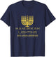 Hanukkah Lighting Engineer Funny Menorah Jewish Holiday Gift T-Shirt - T-Shirt | Navy