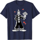 Koko the Clown Love x Flowers x Hearts T-Shirt - T-Shirt | Navy