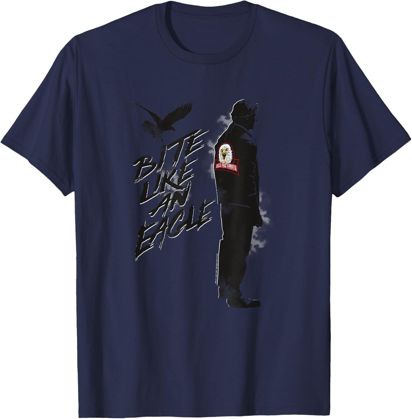 Cobra Kai Bite Like an Eagle T-Shirt - T-Shirt | Navy