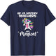 Unicorn Girl AP US History Teacher Gift Love Awesome Funny T-Shirt - T-Shirt | Navy