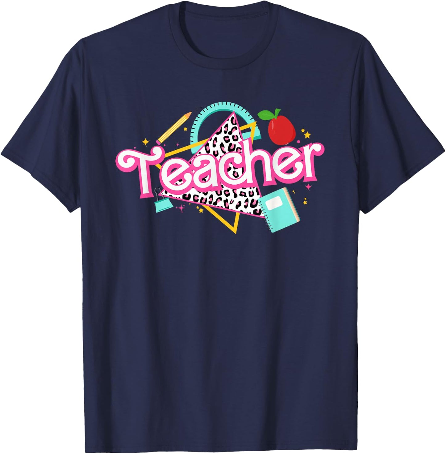 Cute Teacher T-Shirt - T-Shirt | Navy