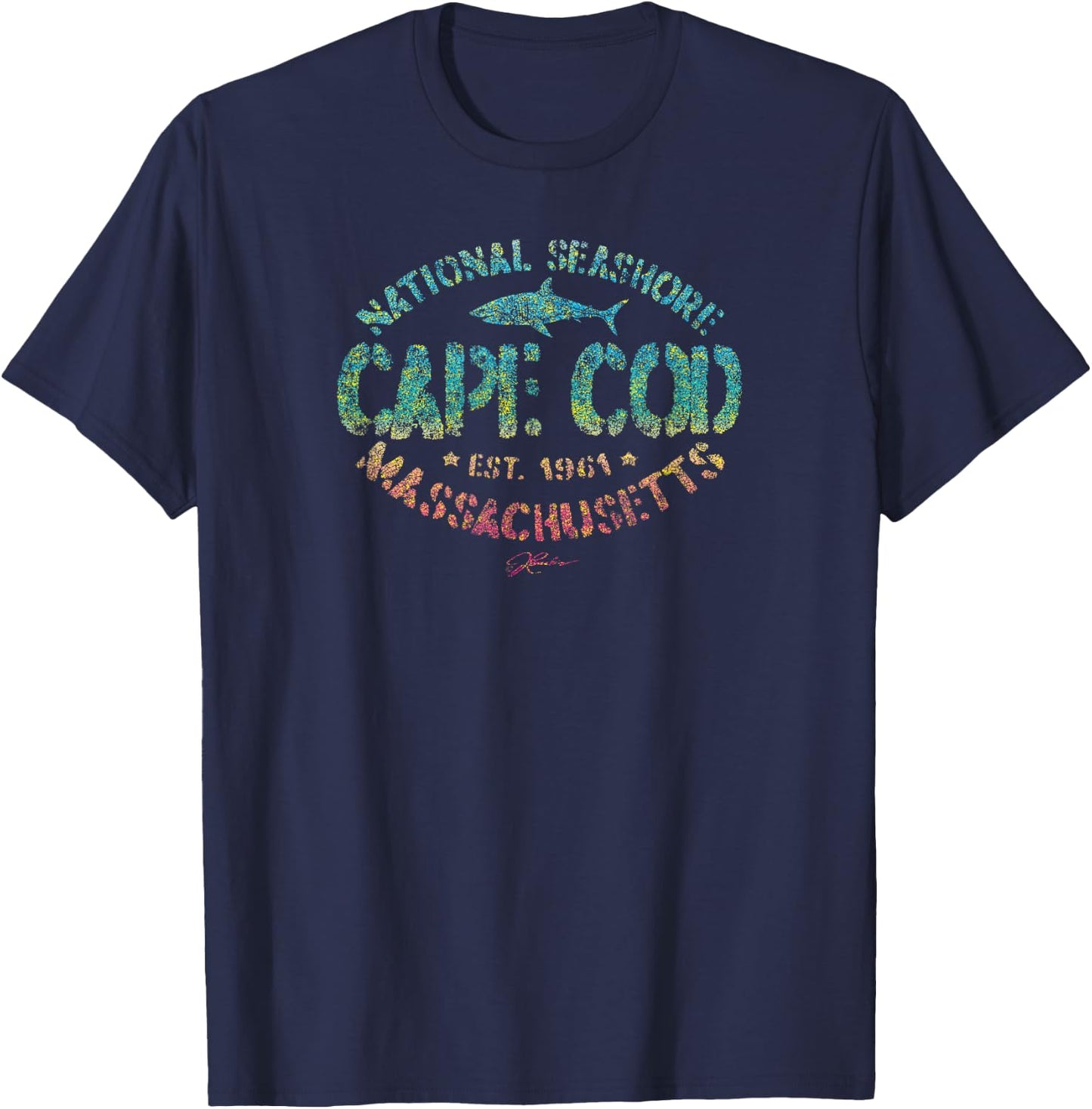 JCombs: Cape Cod National Seashore, Massachusetts T-Shirt - T-Shirt | Navy