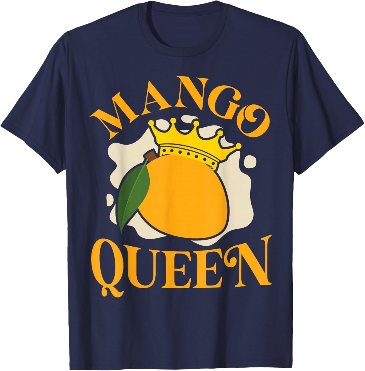 Fruit Lover Mango Queen T-Shirt - T-Shirt | Navy