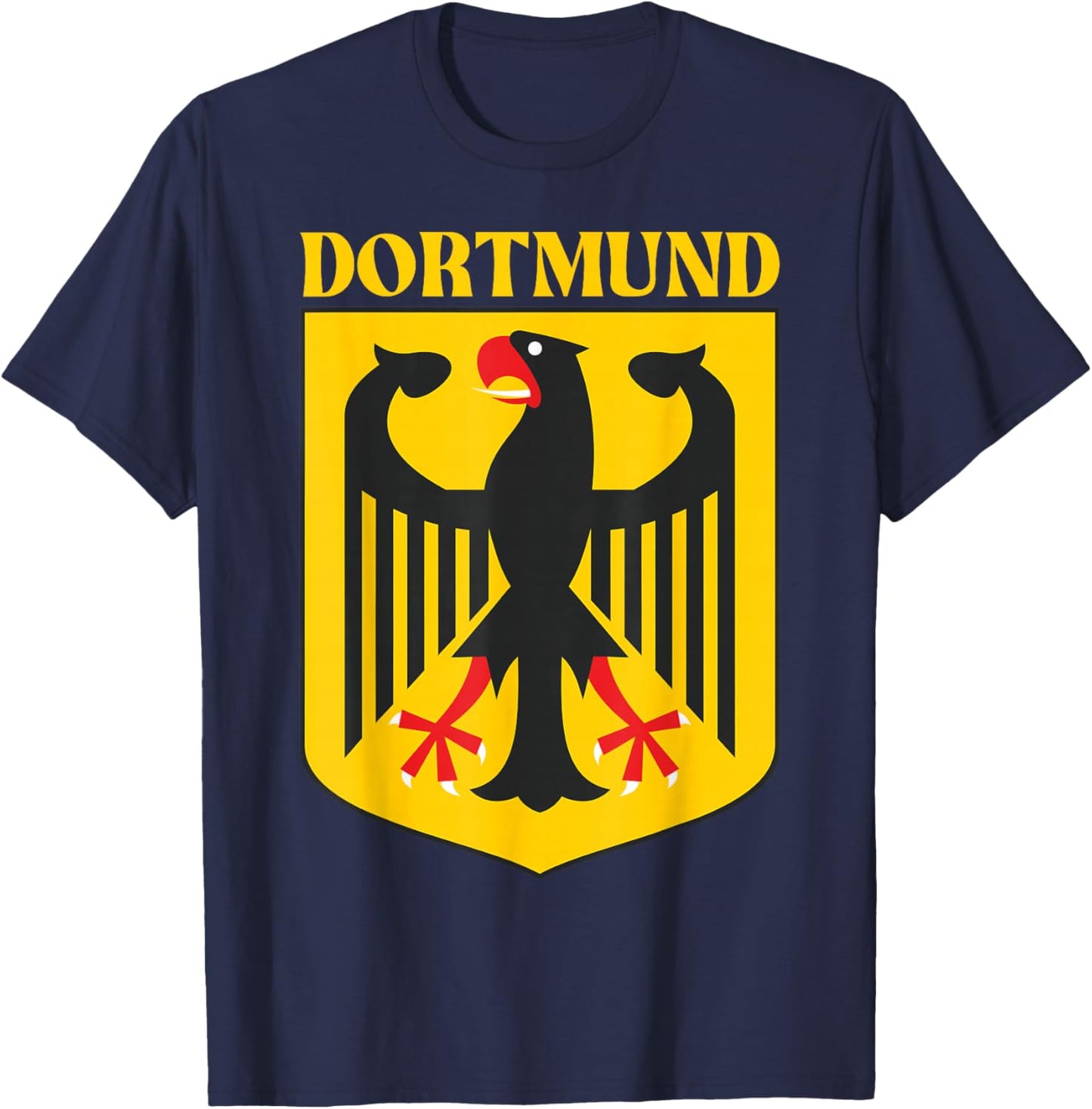 Dortmund Germany emblem, Dortmund Germany, Dortmund T-Shirt - T-Shirt | Navy