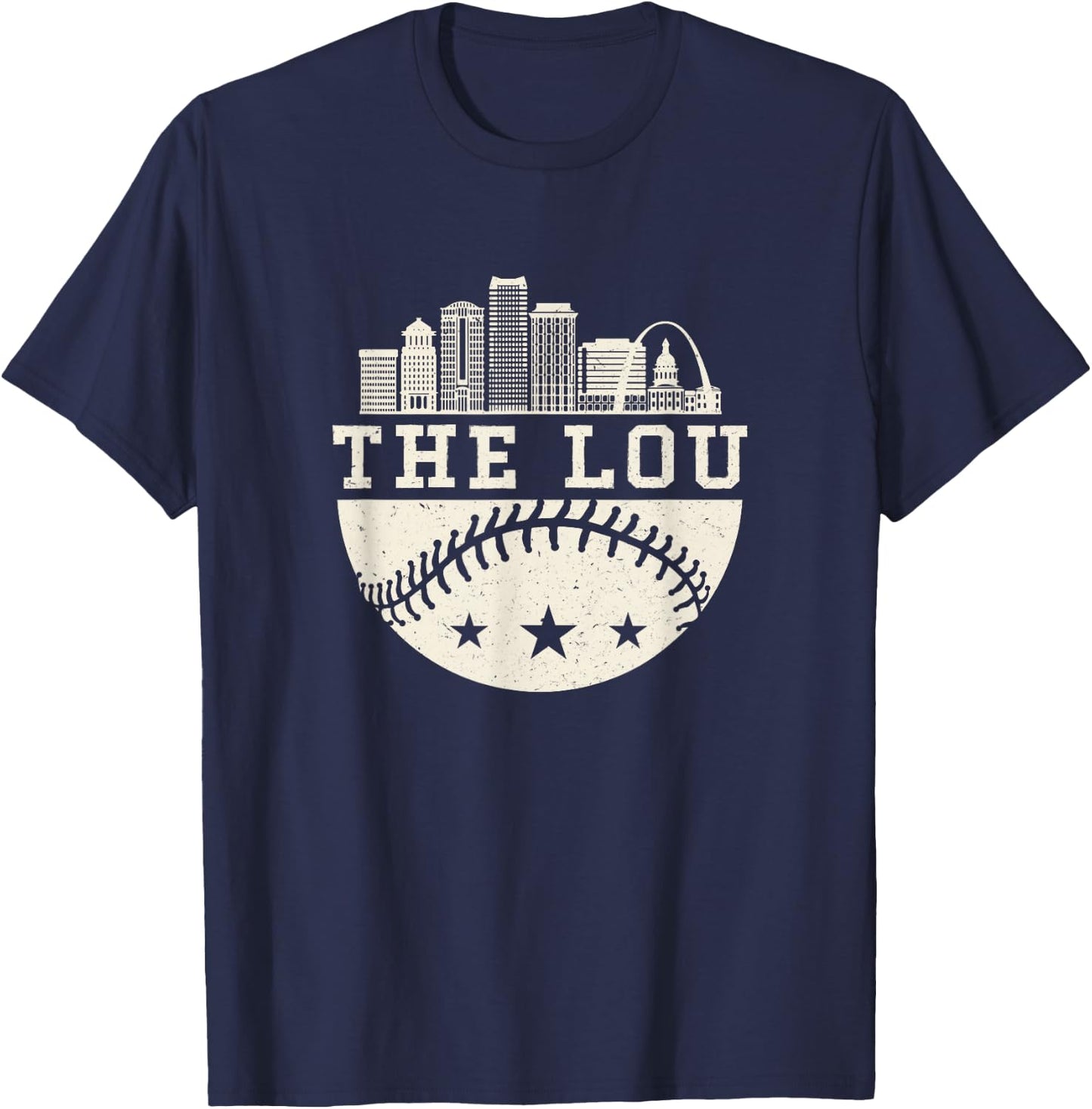 Baseball Season St. Louis The lou Fan Hometown shirt T-Shirt - T-Shirt | Navy