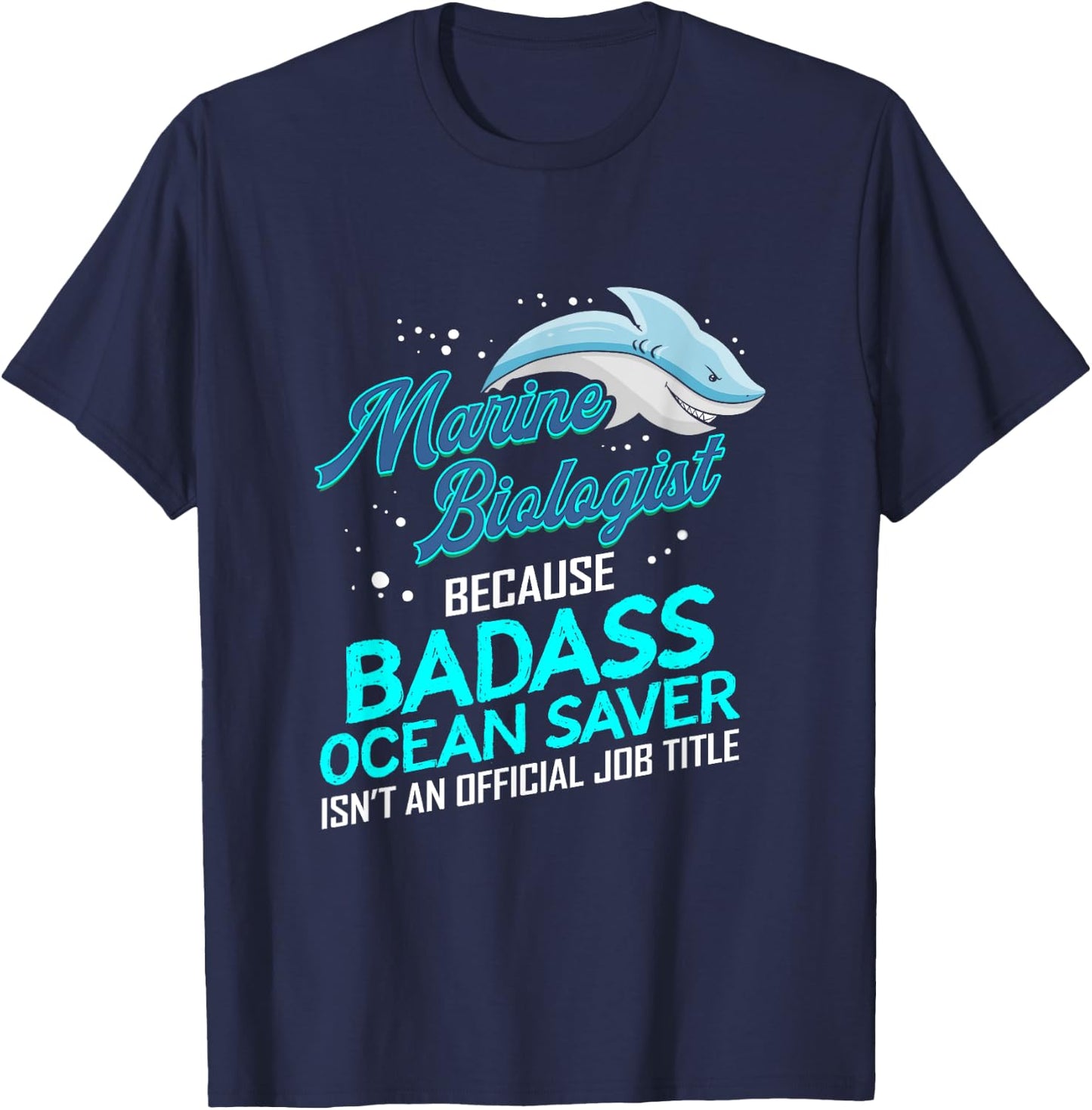 Sea biology Gift marine biologists, researchers, sea T-Shirt - T-Shirt | Navy