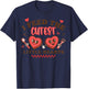 Work of Heart School Lunch Lady Cafeteria Worker Valentines T-Shirt - T-Shirt | Navy