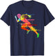 Sprinter Track and Field Runner Running Marathon Gift T-Shirt - T-Shirt | Navy