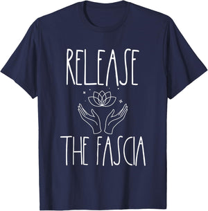 Fascia Massage Therapy Myofascial Release Healer T-Shirt - T-Shirt | Navy