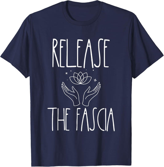 Fascia Massage Therapy Myofascial Release Healer T-Shirt - T-Shirt | Navy