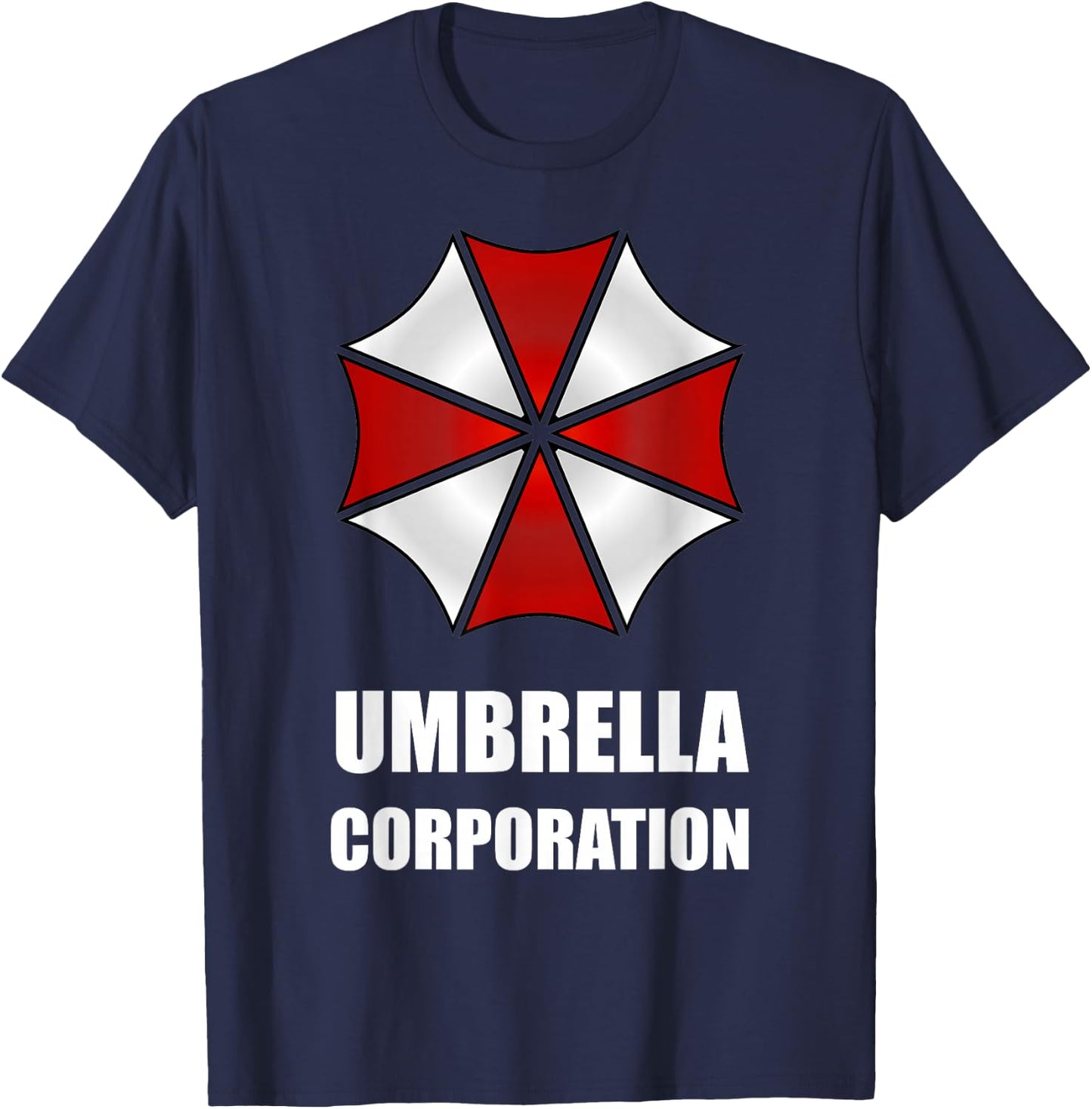 Funny Gamer Umbrella Corporation Evil Zombie Apocalypse T-Shirt - T-Shirt | Navy