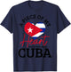 A Peace Of My Heart Will Always In Cuba Cuban Flag Pride T-Shirt - T-Shirt | Navy