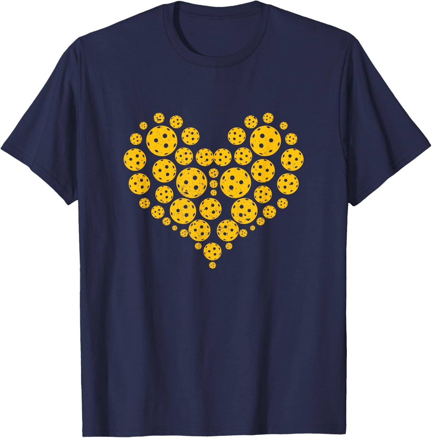 Funny Pickleball Player Paddle - Pickleballing & Pickleball T-Shirt - T-Shirt | Navy