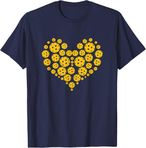 Funny Pickleball Player Paddle - Pickleballing & Pickleball T-Shirt - T-Shirt | Navy