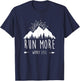 Run More Worry Less Vintage Nature Lovers Trail Running T-Shirt - T-Shirt | Navy