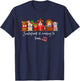 Santapaws Is Coming to Town Dog Lovers Christmas Men Women Kids T-Shirt - T-Shirt | Navy