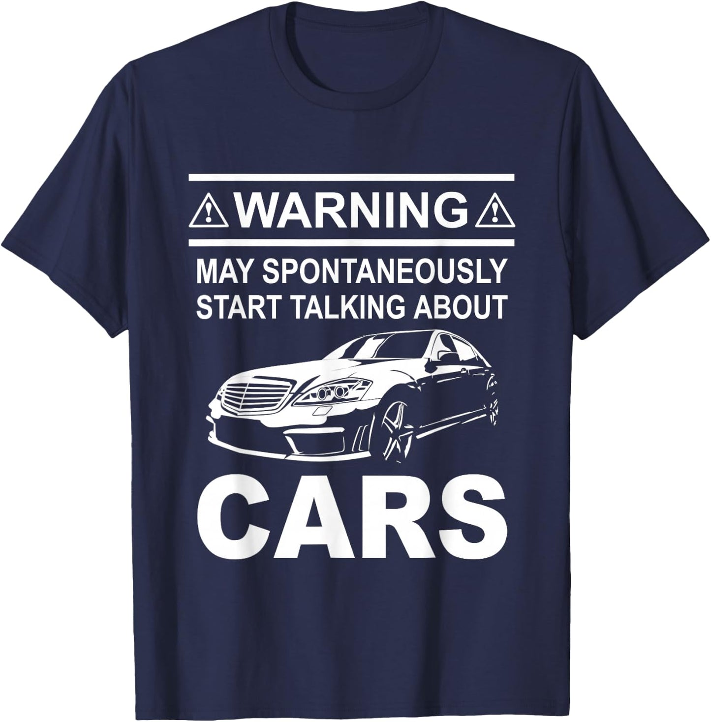 Funny Car Cars Engineer Mechanic Lovers-Gift Men Boys Teens T-Shirt - T-Shirt | Navy