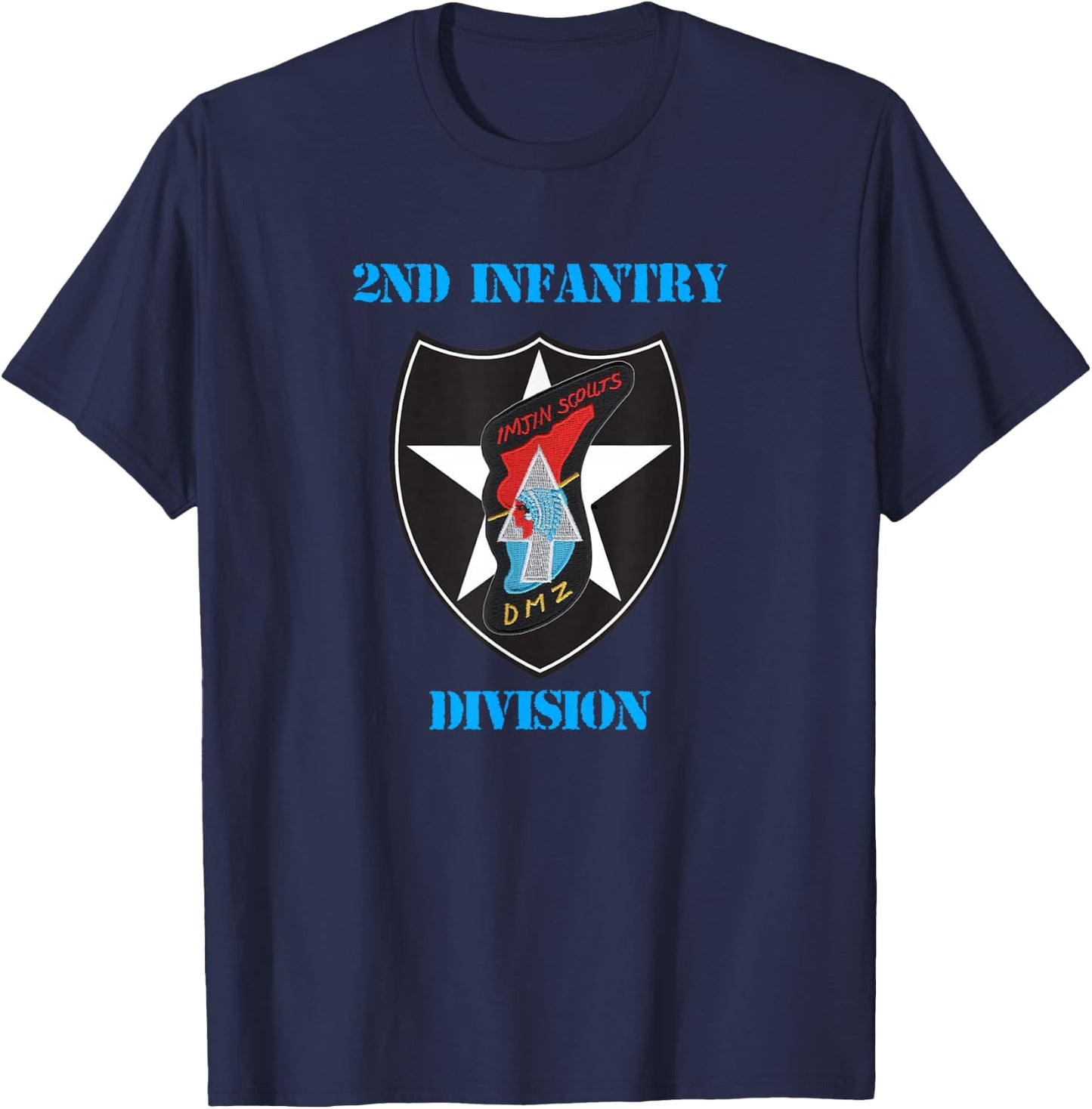 Imjin Scout DMZ Korea 2nd ID Army T-Shirt - T-Shirt | Navy
