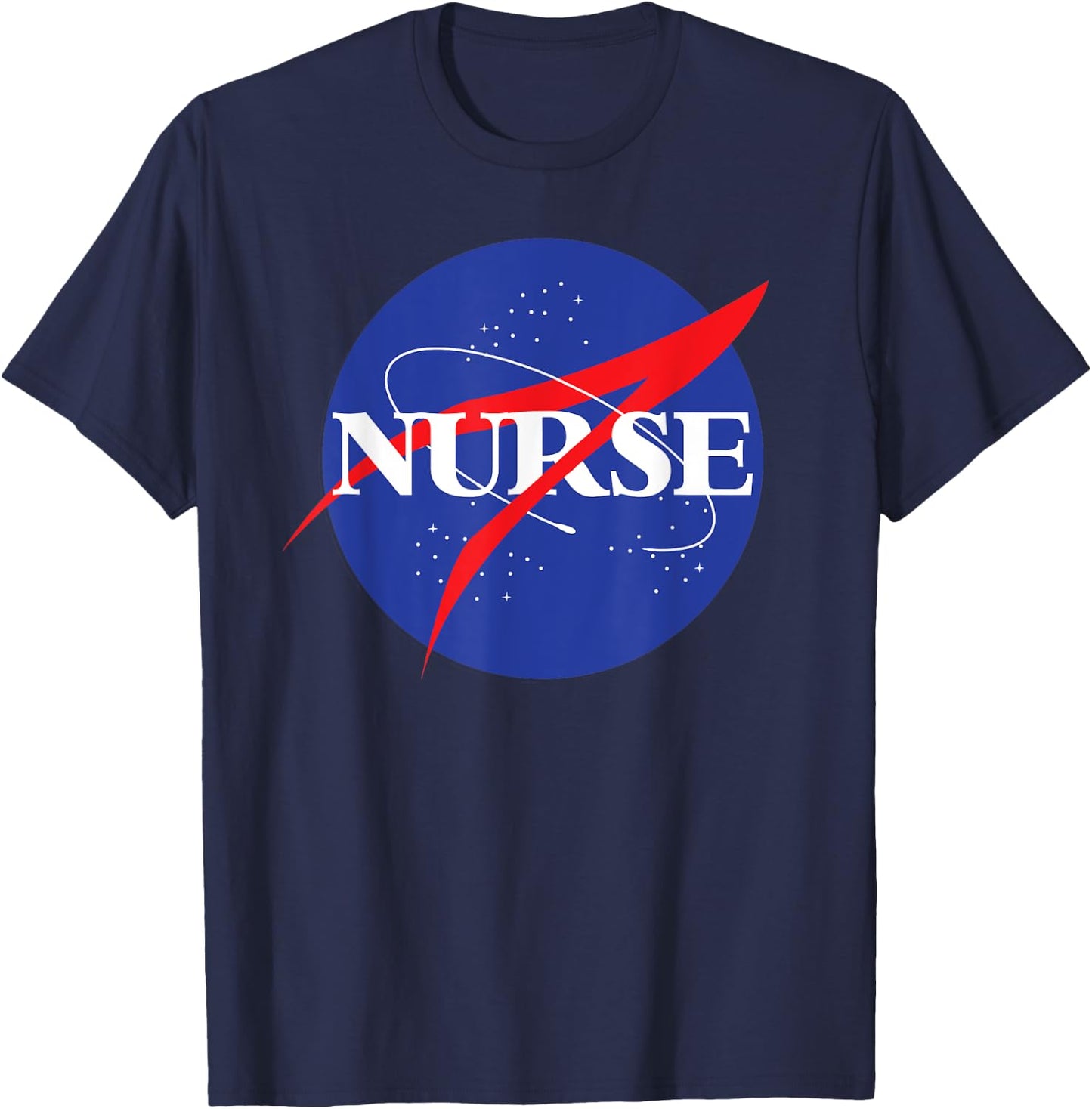 Nurse Astronaut Novelty Retro for Outer Space Nursing T-Shirt - T-Shirt | Navy