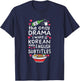 The Only Drama I Want is Korean with English Subtitles Small T-Shirt - T-Shirt | Navy