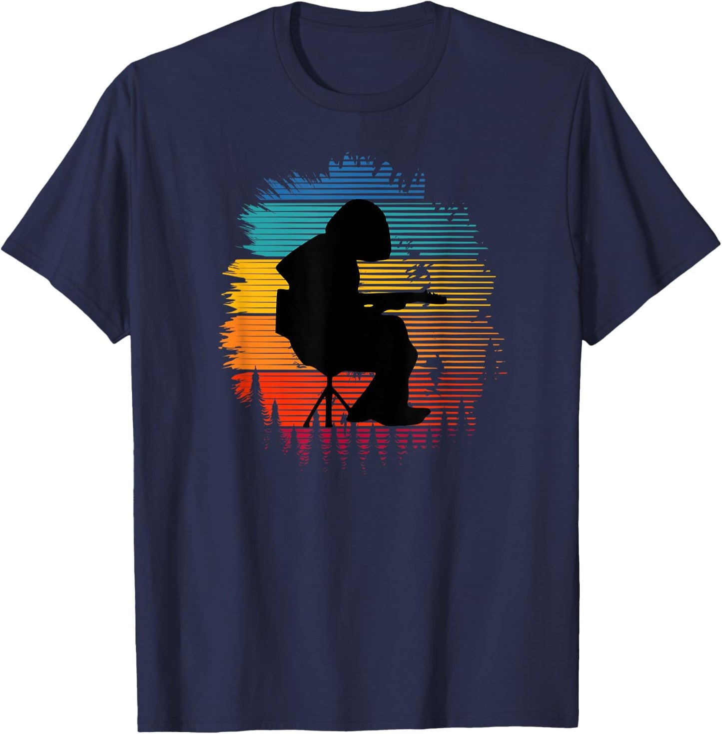 WSP Mikey Houser Forest Color Splash T-Shirt - T-Shirt | Navy