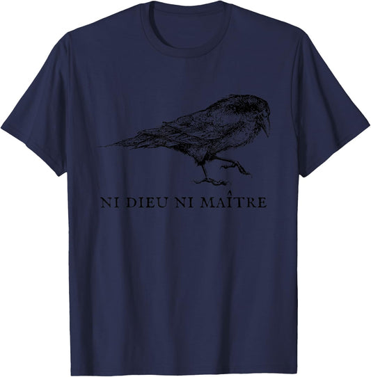 Neither God nor Master | No Gods No Masters T-Shirt - T-Shirt | Navy