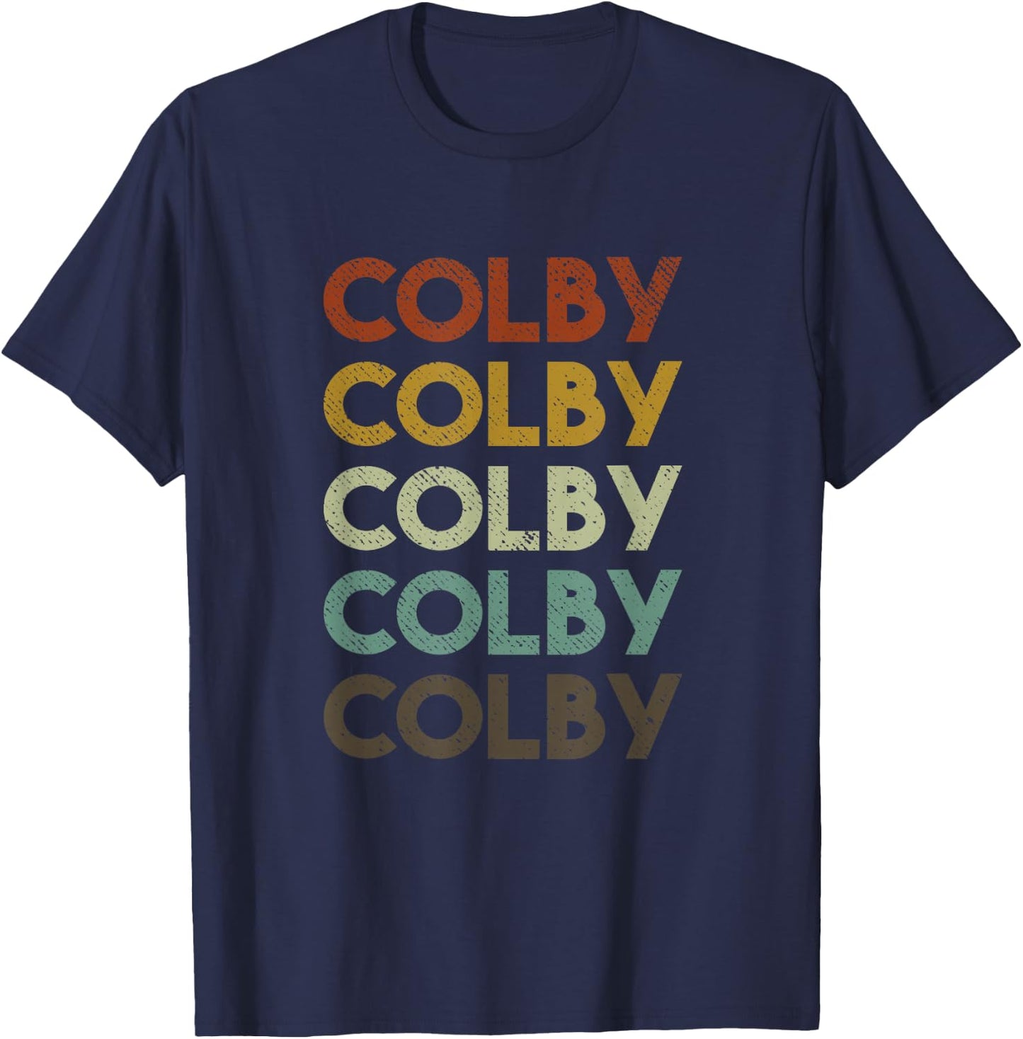 Retro Colby T-Shirt - T-Shirt | Navy