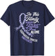 In This Family Nobody Fights Alone Esophageal Cancer T-Shirt - T-Shirt | Navy