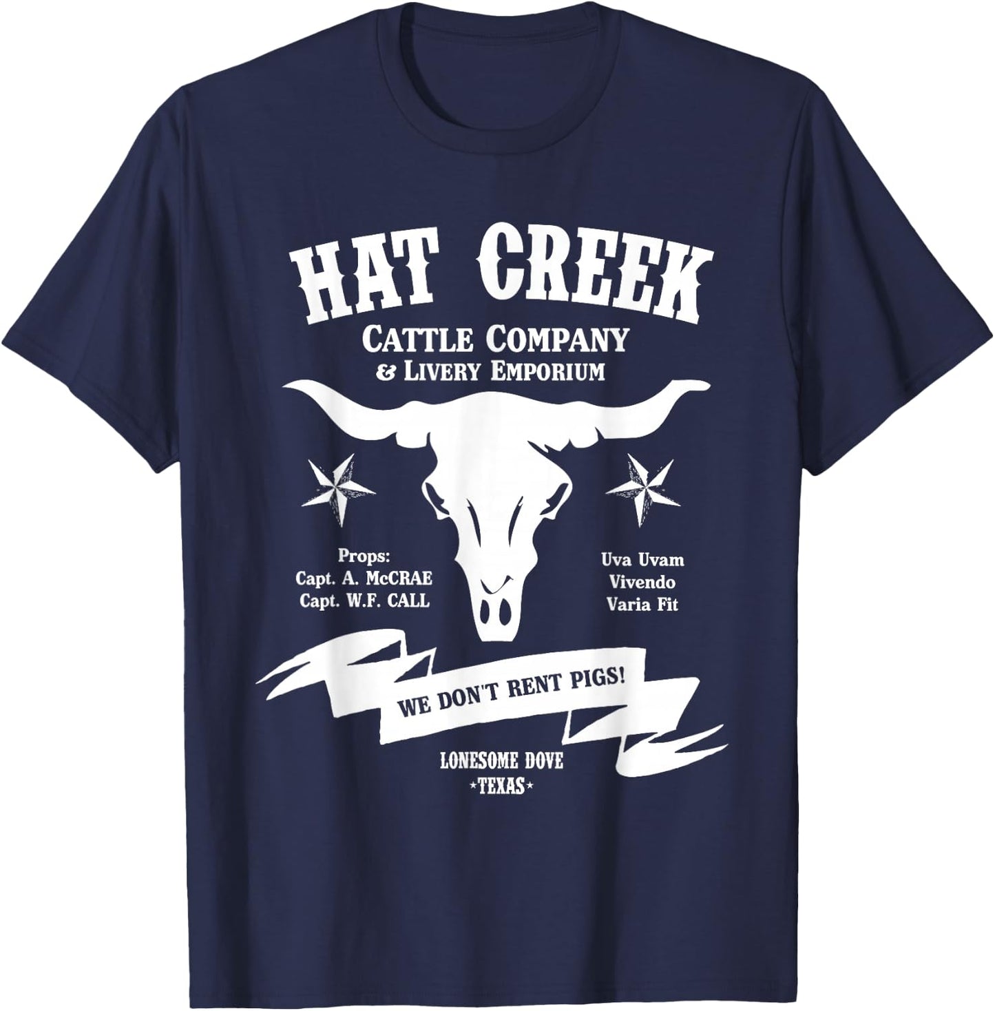 Hat Creek Cattle Co. T-Shirt - T-Shirt | Navy
