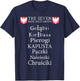 Polish Poland Polska Pierogi T-Shirt - T-Shirt | Navy