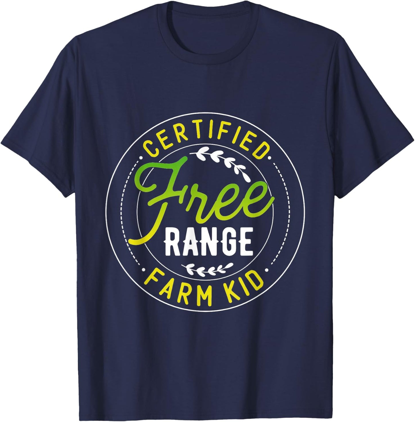Free Farm Kids Life On The Farm Kids Boys Toddler Boy Girls T-Shirt - T-Shirt | Navy