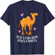 Just a Girl Who Loves Camels Cute Camel Girl T-Shirt - T-Shirt | Navy
