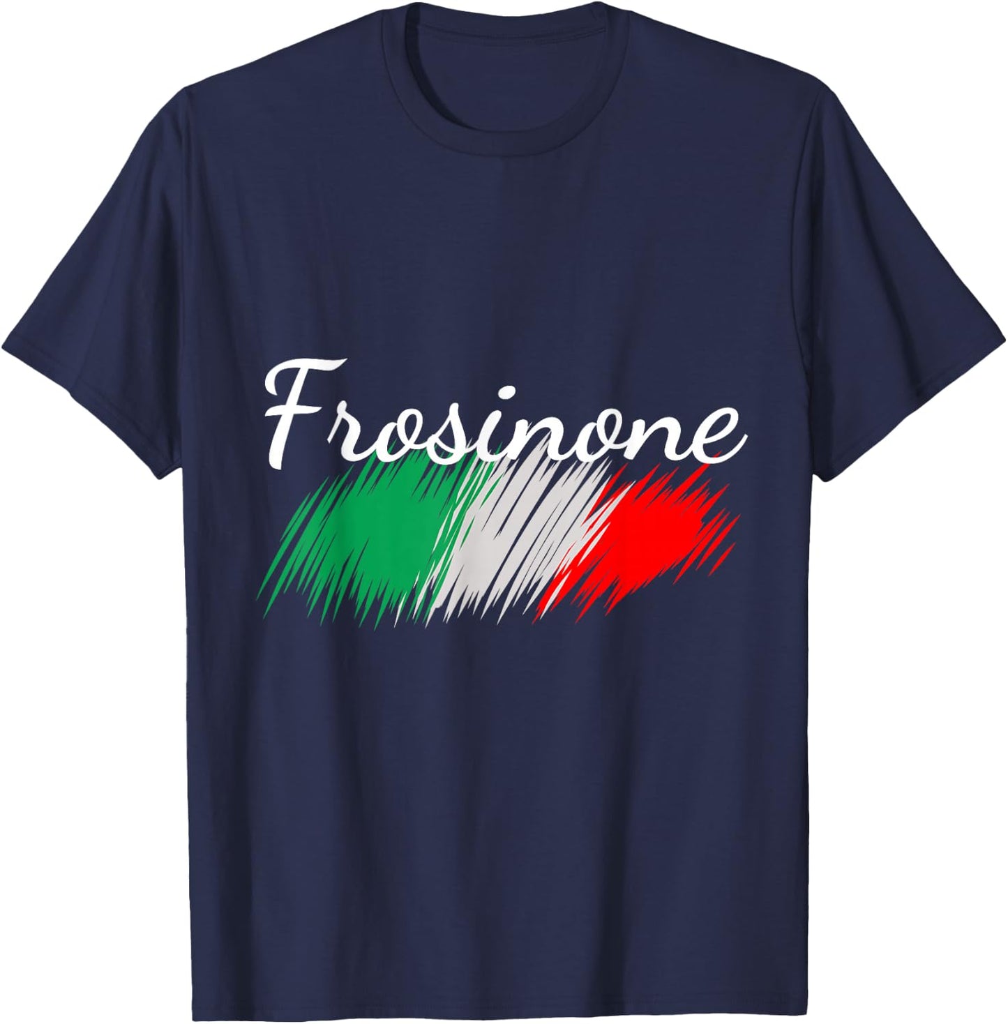 Frosinone Italy Flag Italia Souvenir Gift Matching Italian T-Shirt - T-Shirt | Navy