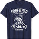 Godfather Is My Name Fishing Gift T-Shirt - T-Shirt | Navy