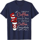 Coffee Lover Educator - Humor & funny teacher teaching Men Women Kids T-Shirt - T-Shirt | Navy