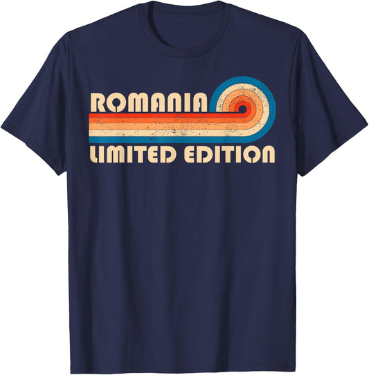 ROMANIA Country Travel Vacation Souvenir T-Shirt - T-Shirt | Navy