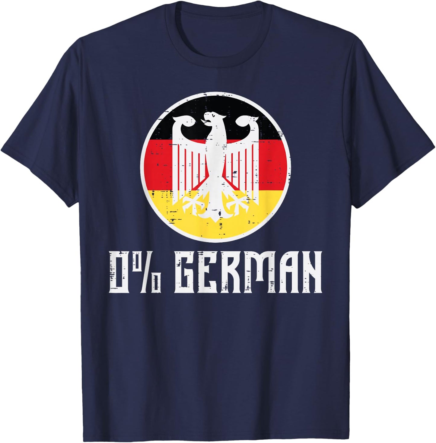 0 Percent German Eagle Oktoberfest Costume Men Women Kids T-Shirt - T-Shirt | Navy