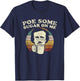 EDGAR ALLAN POE some sugar on me coffee pun T-Shirt - T-Shirt | Navy