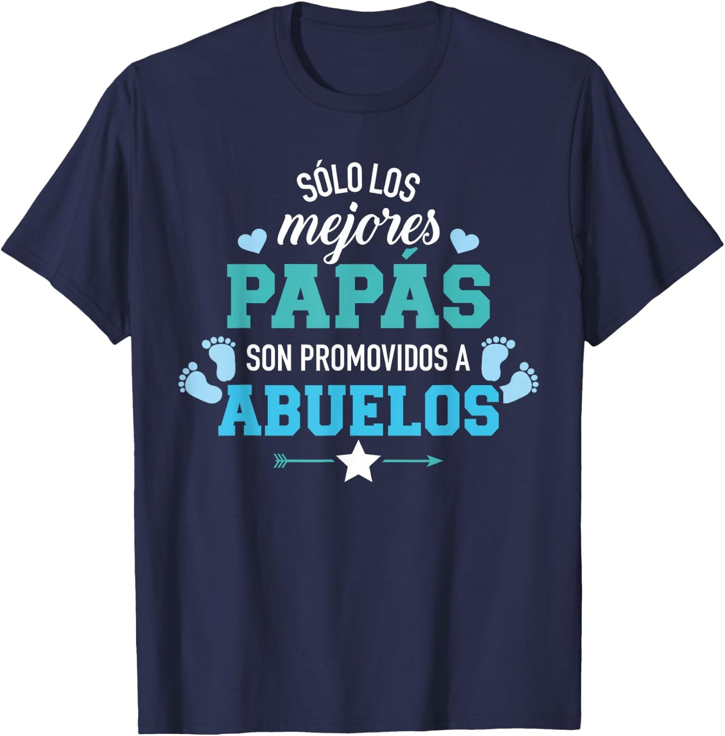 Sólo los mejores papás son promovidos a abuelos T-Shirt - T-Shirt | Navy