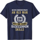 Backgammon Shirt Funny Grandpa Backgammon Player Gift T-Shirt - T-Shirt | Navy