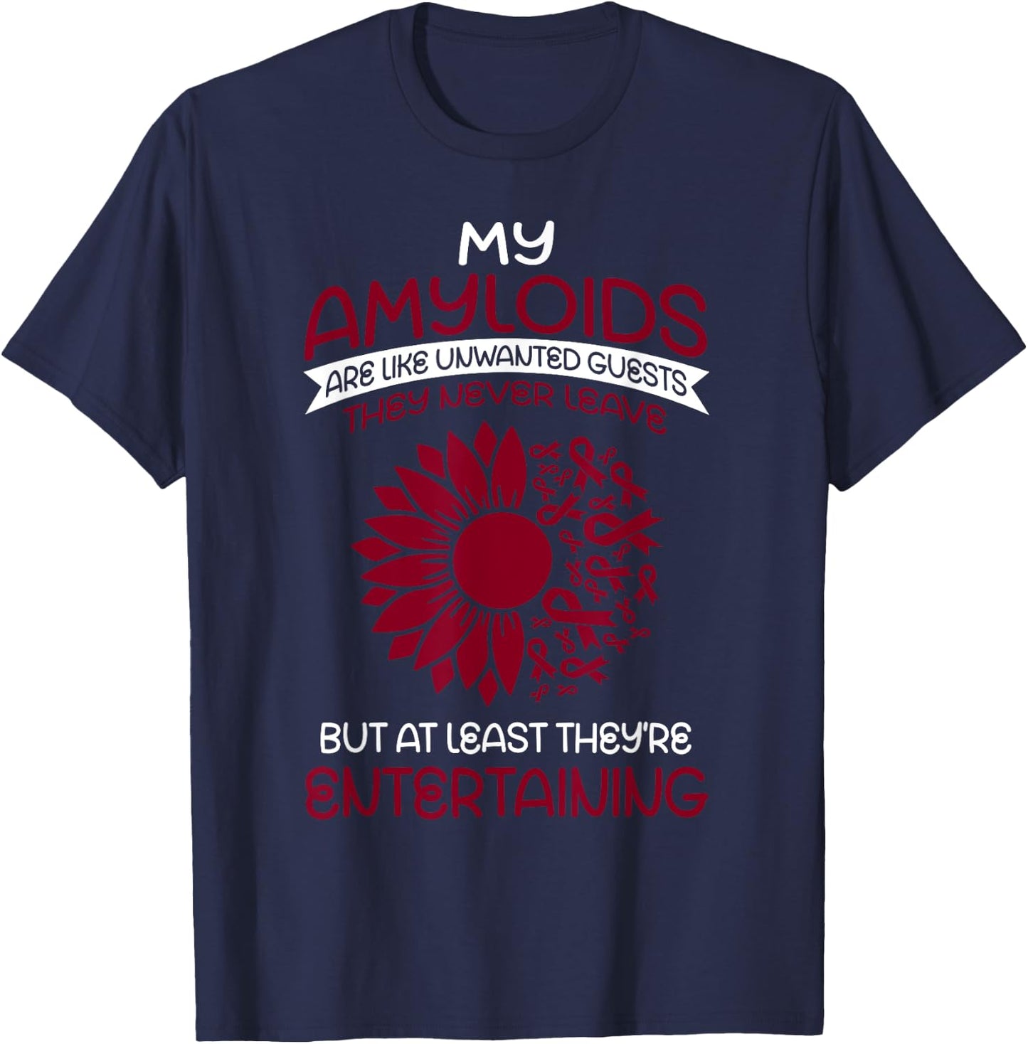 Amyloidosis T-Shirt - T-Shirt | Navy