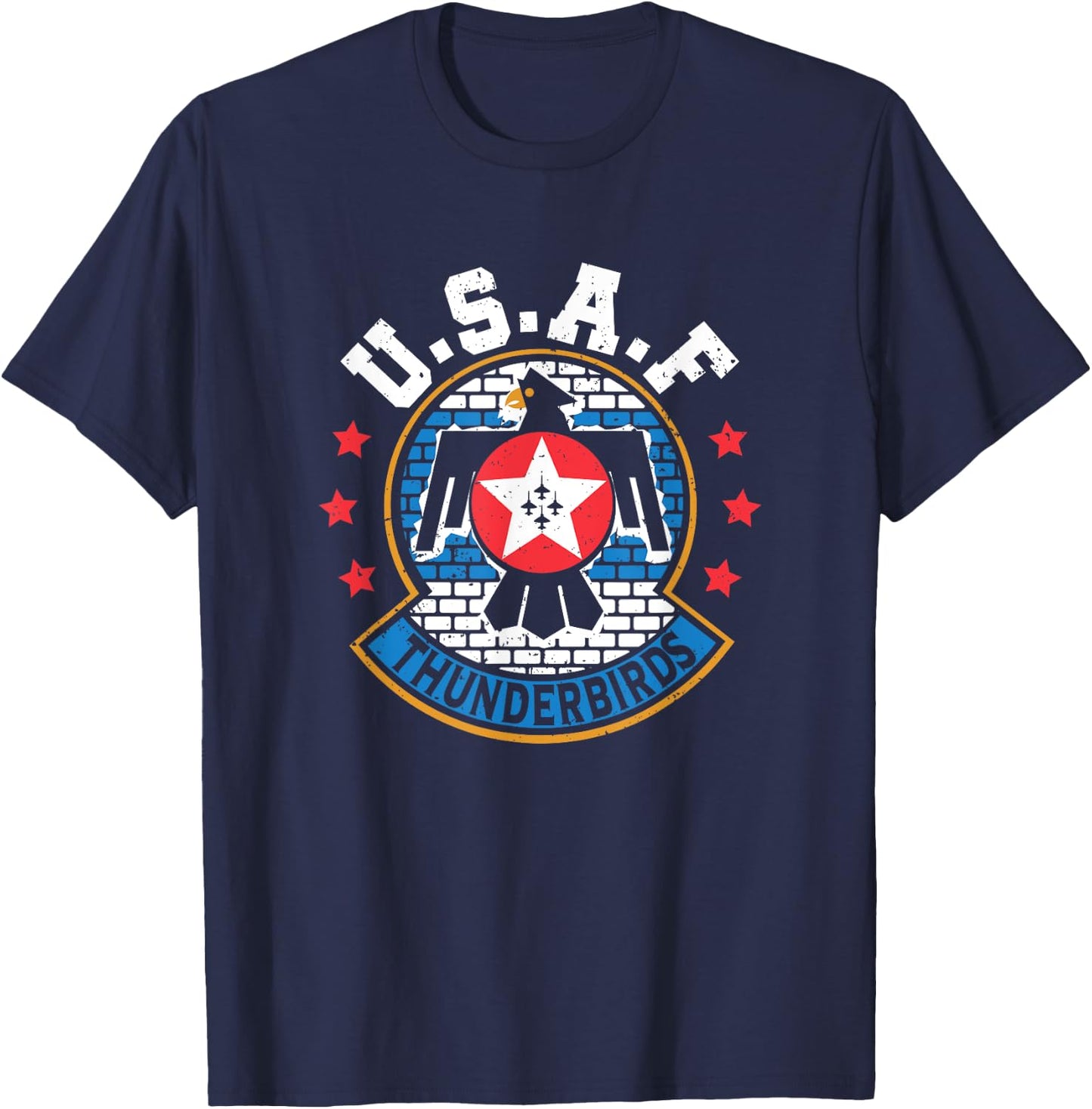 Thunderbirds Military Uniform Airforce T-Shirt - T-Shirt | Navy