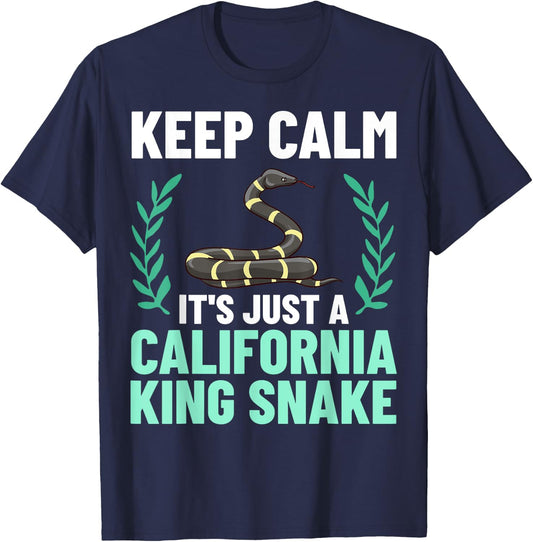 California King Snake High White Habitat T-Shirt - T-Shirt | Navy