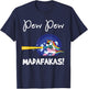 PEW Madafakas Funny fantasy Unicorn With Gun White T-Shirt - T-Shirt | Navy