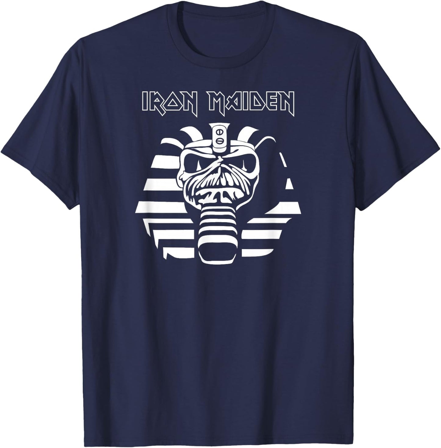 Iron Maiden - Powerslave One Color T-Shirt - T-Shirt | Navy