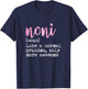 Noni Definition Noun Like Normal Grandma Only More Awesome T-Shirt - T-Shirt | Navy